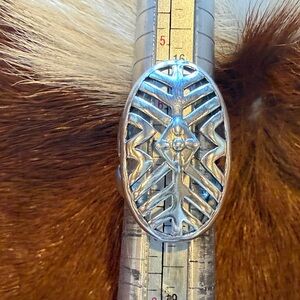 Silver Silpada Geometric Ring